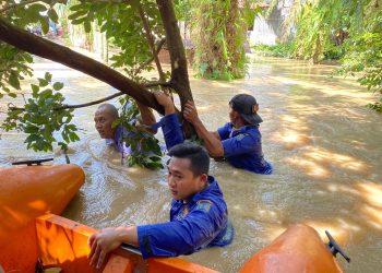 Dua Sungai di Binjai Meluap, Ribuan Warga Empat Kecamatan Terdampak Banjir