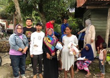 Gamatra Satria Bantu Korban Bencana Banjir di Kelurahan Rambung Timur