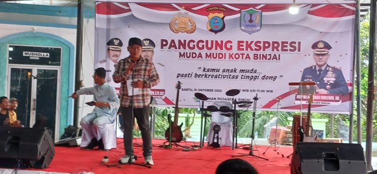 Kapolres Binjai Buka Panggung Ekspresi Muda Mudi