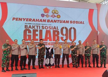 Akabri Lulusan 1990 Gelar Bakti Sosial, Bagikan 15 Ribu Sembako