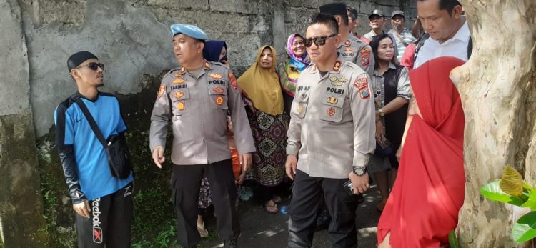 Kapolres dan Wali Kota Binjai Turun Langsung Bantu Warga Terdampak Banjir