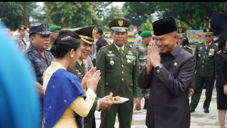 Peringatan HUT ke-78 TNI di Kodim 0203 Langkat Meriah