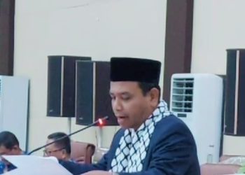Paripurna Ranperda APBD Tapsel 2024 : Fraksi PAN Peduli Perjuangan Rakyat Palestina