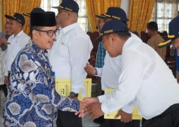 Pemkab Langkat Lantik Tujuh Pegawai dengan Perjanjian Kerja