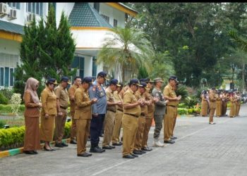 Apel Gabungan ASN Pemkab Langkat Doakan Palestina Terbebas Dari Penjajahan