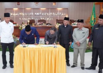 Rancangan KUA-PPAS APBD Langkat Tahun Anggaran 2024 Disahkan