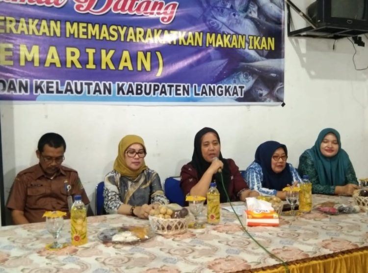 Ketua TP PKK Langkat Hadiri Sosialisasi Gemar Makan Ikan