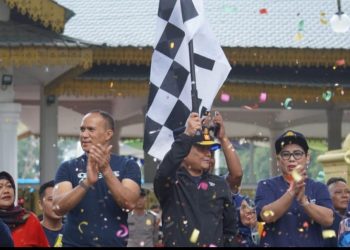 Peringati HKN ke-59, Pemkab Langkat Gelar Gerak Jalan Santai