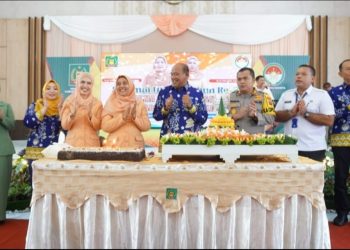 Hadiri Peringatan HUT ke-24 DWP, Plt Bupati Langkat dan Istri Pamitan