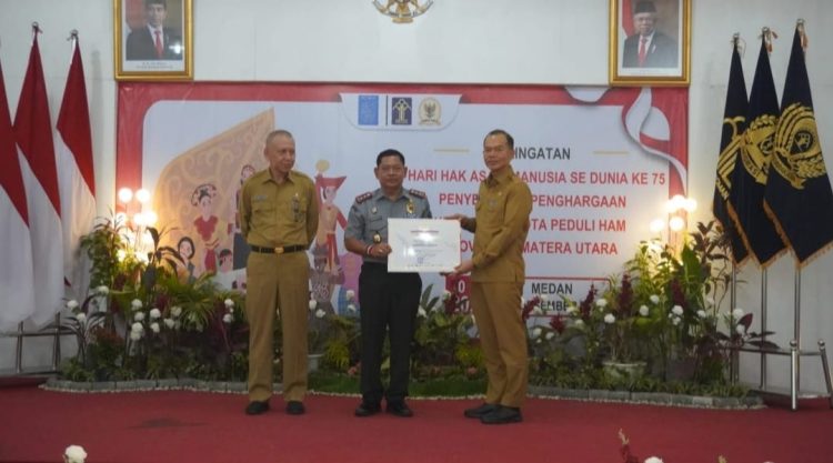 Langkat Dianugerahi Kabupaten Peduli HAM Tingkat Sumut dengan Nilai Tertinggi