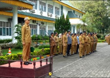 Sekdakab Langkat Inspektur Upacara Peringatan Hari Bela Negara ke-75