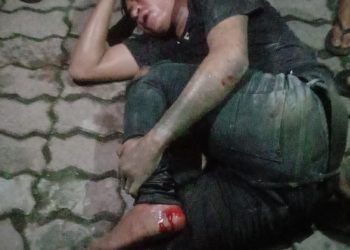 Maling Motor Babak Belur Dihajar Massa