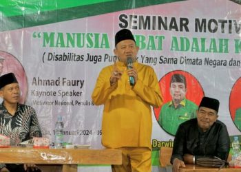 Seminar Motivasi di Tanjung Pura, Syah Afandin Sampaikan Tiga Kunci Keselamatan