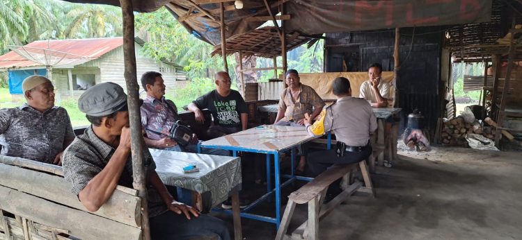 Polres Labusel Gelar Cooling Sistem di Desa Ulu Mahuam