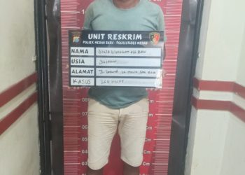 Polsek Medan Baru Tembak Pelaku Curas