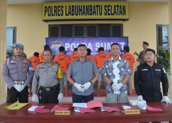 1-17 Januari 2024, Polres Labusel Ungkap Delapan Kasus Narkoba