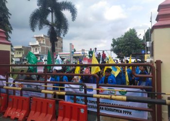 Kelompok Cipayung Demo, Desak Poldasu Usut Dugaan KKN Penerimaan P3K Kabupaten/ Kota 