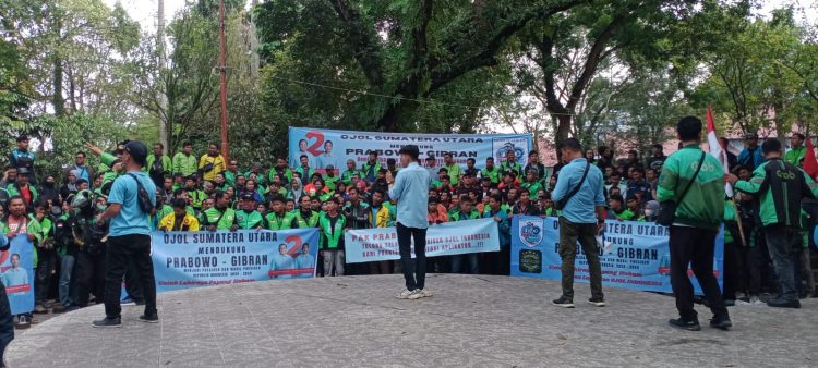 Deklarasi Paslon O2 Prabowo-Gibran Wujudkan Legalitas Ojol Indonesia