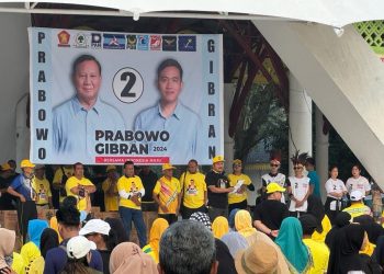 Golkar Tanjung Balai Kampanye Semarak Senam “Gemoy” Dukung Prabowo-Gibran
