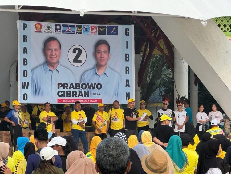 Golkar Tanjung Balai Kampanye Semarak Senam “Gemoy” Dukung Prabowo-Gibran