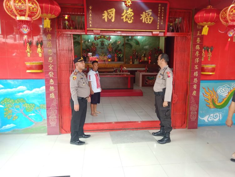 Jelang Perayaan Imlek, Polsek Perbaungan Amankan Rumah Ibadah