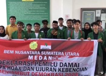 BEMNus Unpab Tolak Perpecahan dan Provokasi Pemilu 2024