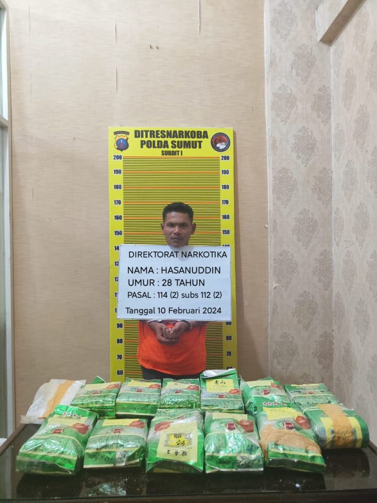 Polda Sumut Tangkap Bandar Sabu