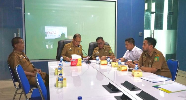 Sekda Langkat Ikuti Zoom Meeting dengan Mendagri Tito Karnavian