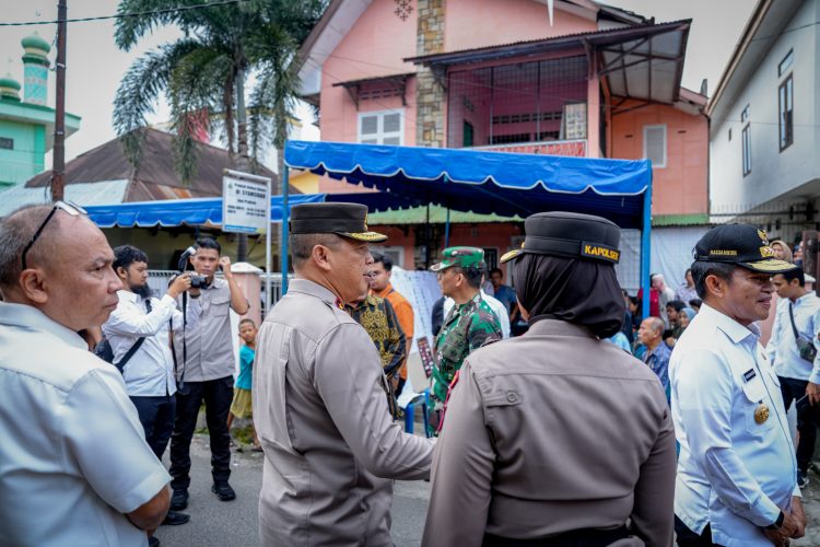 Pastikan Pemungutan Suara Aman, Kapolda Sumut Tinjau TPS
