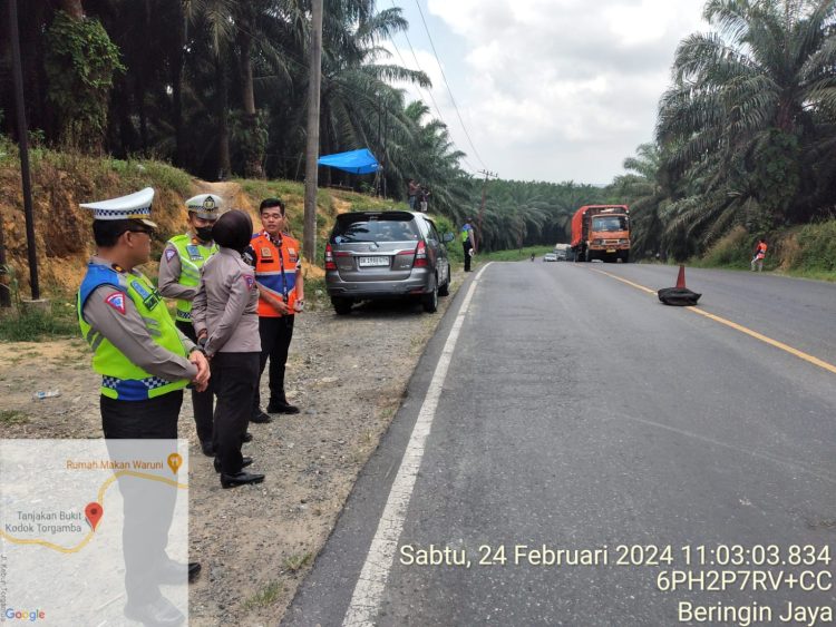 Ditlantas Polda Sumut Survei Kesiapan Angkutan Lebaran 2024 di Wilkum Polres Labusel