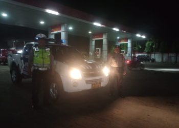 Polres Labusel Patroli Cegah Kejahatan Malam