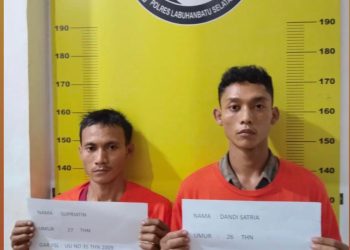 Polres Labusel Ringkus 6 Jaringan Pengedar Narkoba, 1 Wanita Warga Patumbak