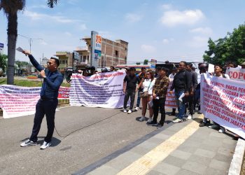 Menang Prapid Cien Siong Ditangkap Kembali, Massa Geruduk Polda Sumut