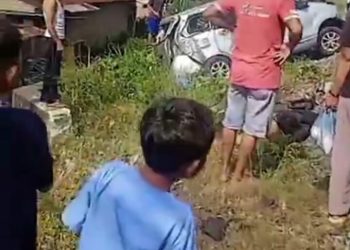 Di Sunggal : Minibus Dihantam KA, Penumpang Tewas