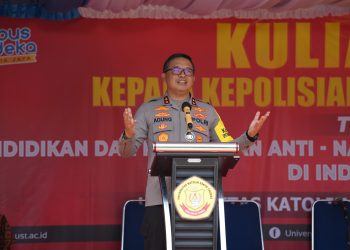 Kuliah Umum di Unika St Thomas, Kapoldasu : Peredaran Narkoba Pemicu Aksi Kejahatan