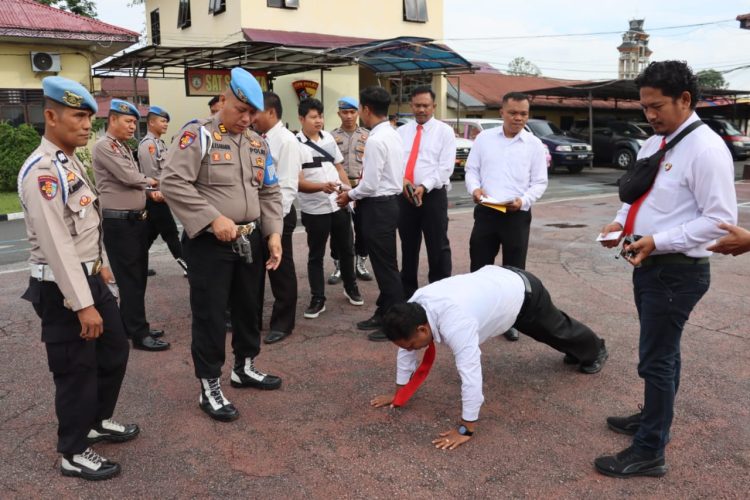 Propam Polda Sumut Gelar Gaktibplin Anggota di Mapolres Dairi