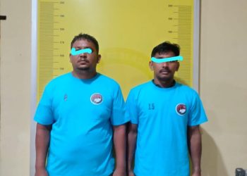 Dua Penyeludup Sabu Jaringan Malaysia Ditangkap