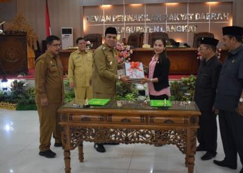 DPRD Langkat Gelar Paripurna LKPJ Bupati 2023
