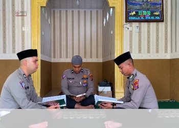 Santri Polres Labusel Tingkatkan Keimanan di Bulan Ramadan