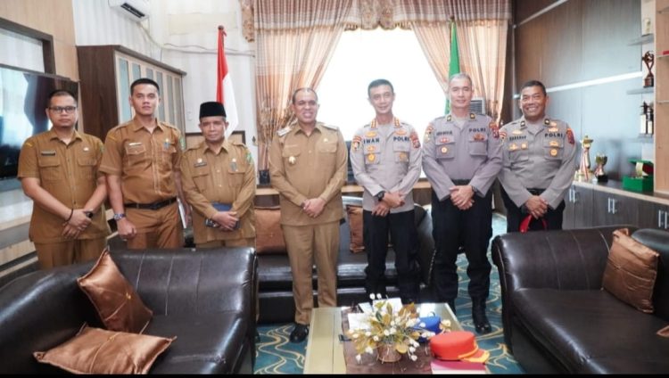 Kepala SPN Polda Hinai Sampaikan Program Kerja ke Pj Bupati Langkat