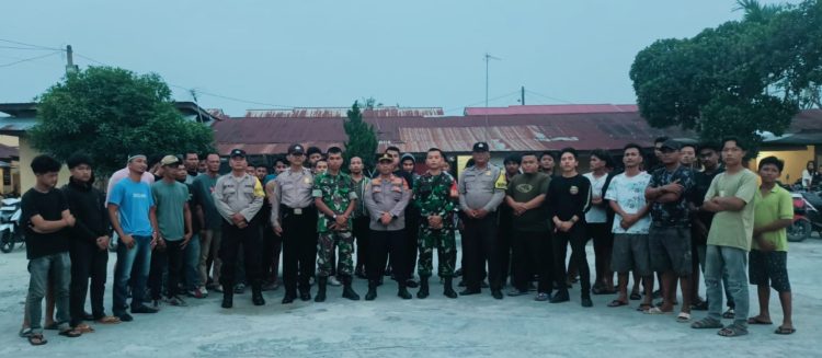 Polsek Perbaungan Galang Deklarasi Damai Geng Motor