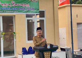 Dirangkai Bukber dan Santuni Anak Yatim, Musala Polsek Kampung Rakyat Diresmikan