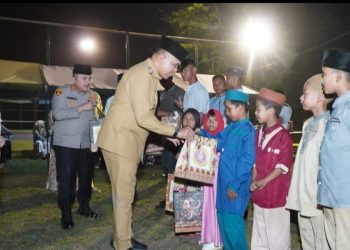 Pj Bupati Langkat Faisal Hasrimy Buka Puasa Bersama Batalyon Inf 08 Marinir