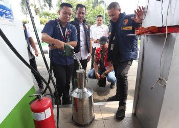 Polda Sumut dan Pertamina Patra Niaga Regional Sumbagut Sidak Sejumlah SPBU