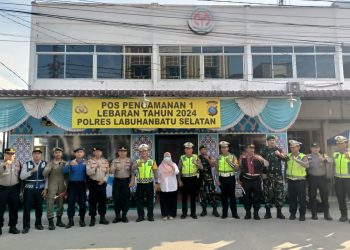 Dirlantas Polda Sumut Tinjau Pospam Polres Labusel