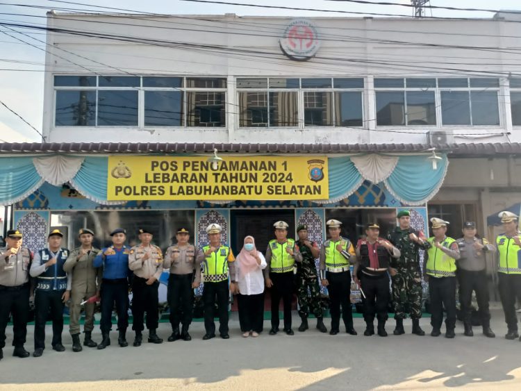 Dirlantas Polda Sumut Tinjau Pospam Polres Labusel
