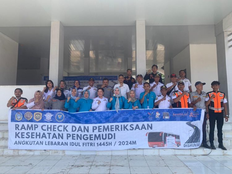 BNNK dan Polres Langkat Periksa Urine Pengemudi Angkutan Lebaran 2024
