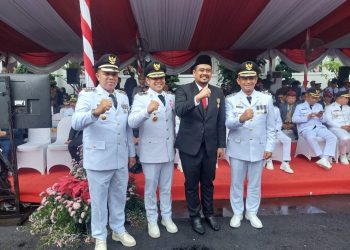 Pj Bupati Langkat Hadiri Upacara Hari OTDA XXVIII Tahun 2024 di Surabaya