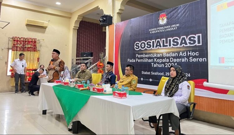 Asisten Pemerintahan Hadiri Pembentukan Badan Ad Hoc Pilkada Langkat 2024