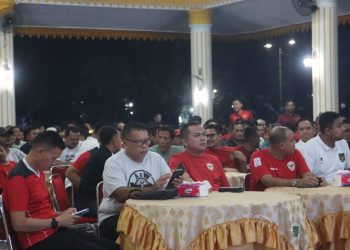 Polres Langkat Gelar Nobar, Bukti Kedekatan Polri dengan Masyarakat 